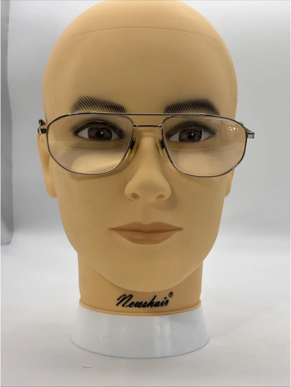 Frames Only Vntg Memory Titanium FullFlox 31510 Goldtone Aviator Japan 57-18-142
